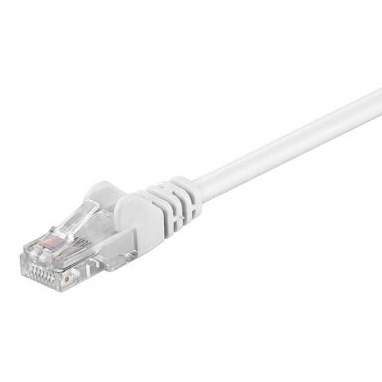 GOOBAY καλώδιο δικτύου 68501, CAT 5e U/UTP, CCA, 1m, λευκό GOOBAY καλώδιο δικτύου 68501, CAT 5e U/UTP, CCA, 1m, λευκό