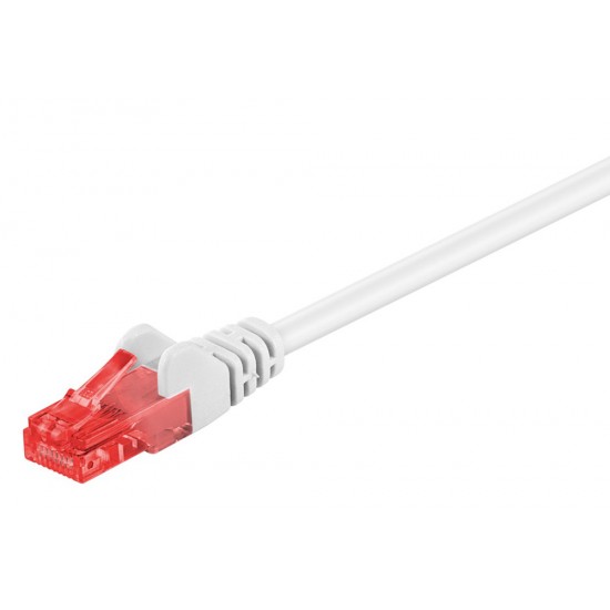 GOOBAY καλώδιο δικτύου 68633, CAT 6 U/UTP, CCA, 1m, λευκό GOOBAY καλώδιο δικτύου 68633, CAT 6 U/UTP, CCA, 1m, λευκό