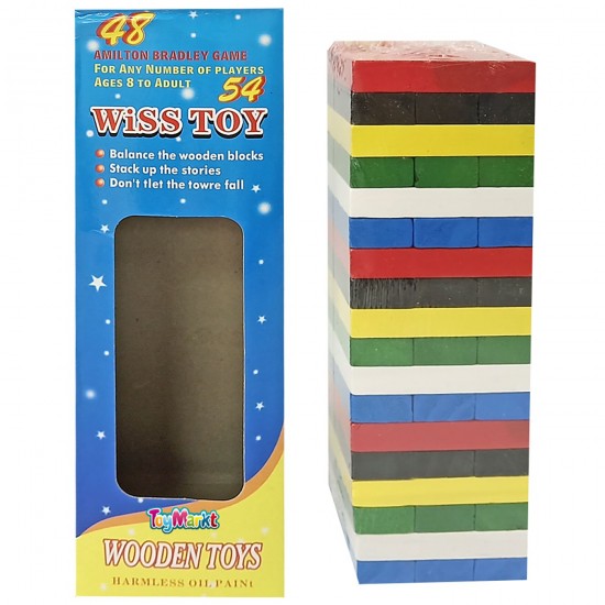 Επιτραπέζιο Χρωματιστά Τουβλάκια 6.5x23x6.5cm ToyMarkt 891654 Επιτραπέζιο Χρωματιστά Τουβλάκια 6.5x23x6.5cm ToyMarkt 891654