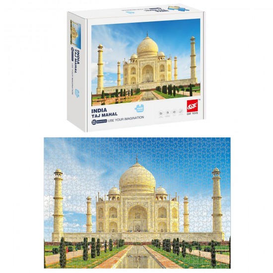 ΠΑΖΛ 1000 ΤΕΜ TAJ MAHAL INDIA 25x20x5cm ToyMarkt 891775