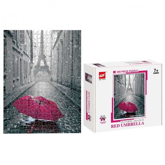 ΠΑΖΛ 500 ΤΕΜ RED UMBRELLA ΣΤΟ ΠΑΡΙΣΙ 23x18x5cm ToyMarkt 891780