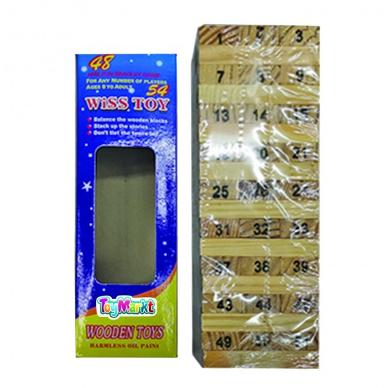 Επιτραπέζιο Πύργος με Τουβλάκια 7,5x23,5x7.5cm ToyMarkt 89348 Επιτραπέζιο Πύργος με Τουβλάκια 7,5x23,5x7.5cm ToyMarkt 89348