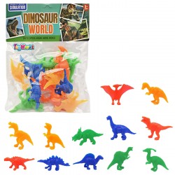 Σετ 12 Δεινόσαυροι Φλουο 14x17cm ToyMarkt 913573 Σετ 12 Δεινόσαυροι Φλουο 14x17cm ToyMarkt 913573