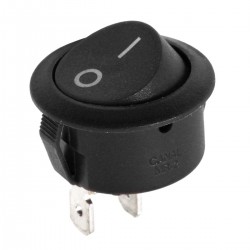 Διακόπτης ON-OFF 6A 250V Μαύρος Διακόπτης ON-OFF 6A 250V Μαύρος