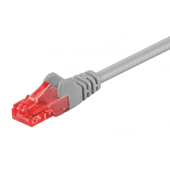 GOOBAY καλώδιο δικτύου 72578, CAT 6 U/UTP, CCA, 250MHz, 10m, γκρι GOOBAY καλώδιο δικτύου 72578, CAT 6 U/UTP, CCA, 250MHz, 10m, γκρι