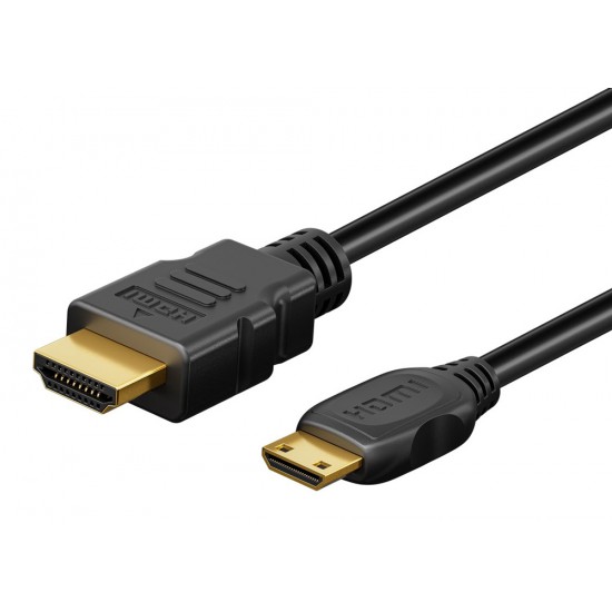 GOOBAY καλώδιο mini HDMI σε HDMI 74088 με Ethernet, 4K/60Hz, 10.2 Gbps, 5m, μαύρο GOOBAY καλώδιο mini HDMI σε HDMI 74088 με Ethernet, 4K/60Hz, 10.2 Gbps, 5m, μαύρο