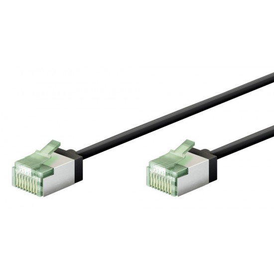GOOBAY καλώδιο δικτύου 74353, CAT 8.1 U/FTP, slim, copper, 40Gbps, 1m, μαύρο GOOBAY καλώδιο δικτύου 74353, CAT 8.1 U/FTP, slim, copper, 40Gbps, 1m, μαύρο