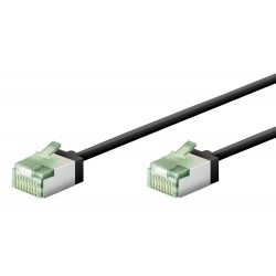 GOOBAY καλώδιο δικτύου 74356, CAT 8.1 U/FTP, slim, copper, 40Gbps, 5m, μαύρο