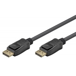 GOOBAY καλώδιο DisplayPort 74778, VESA Certified, 8K/60Hz, 32.4 Gbps, 2m, μαύρο