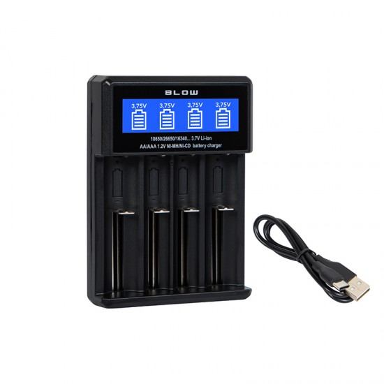 Φορτιστής μπαταριών 18650, AA-AAA 4-θέσεων XN-110 BLOW
