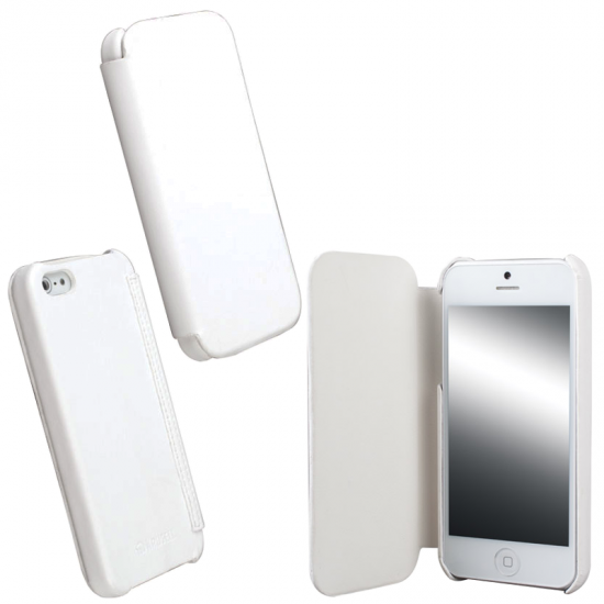KRUSELL ΘΗΚΗ IPHONE SE/5S/5 PU LEATHER FLIPCOVER WHITE KRUSELL ΘΗΚΗ IPHONE SE/5S/5 PU LEATHER FLIPCOVER WHITE