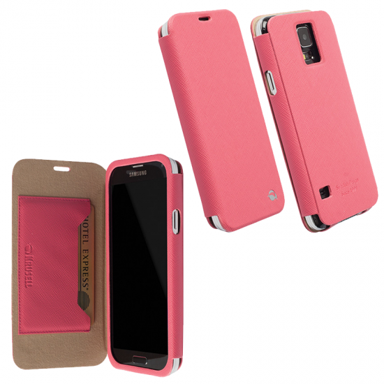 KRUSELL ΘΗΚΗ SAMSUNG S5 G900F LEATHER MALMO FLIPCOVER PINK KRUSELL ΘΗΚΗ SAMSUNG S5 G900F LEATHER MALMO FLIPCOVER PINK