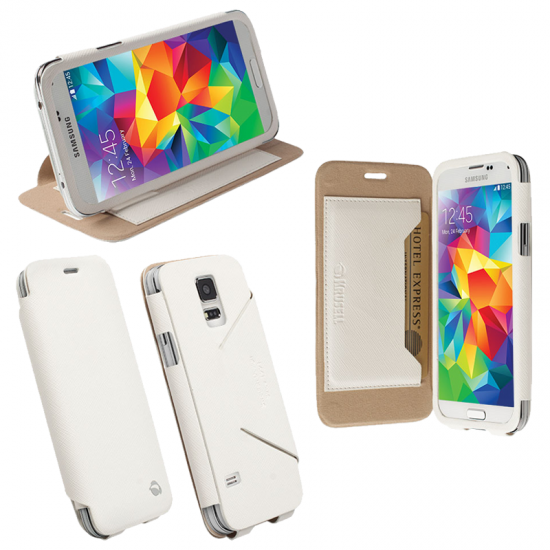 KRUSELL ΘΗΚΗ SAMSUNG S5 MINI LEATHER MALMO FLIPCOVER STAND WHITE KRUSELL ΘΗΚΗ SAMSUNG S5 MINI LEATHER MALMO FLIPCOVER STAND WHITE