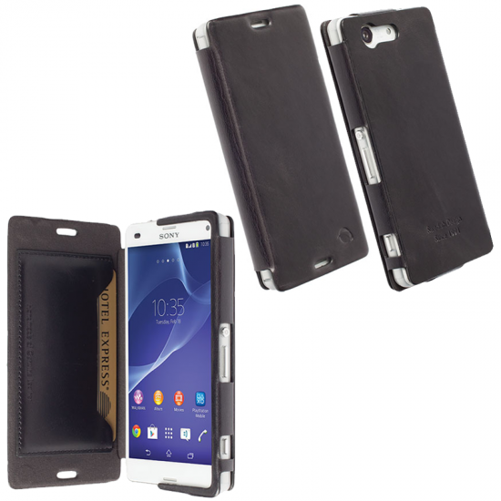 KRUSELL ΘΗΚΗ SONY XPERIA Z3 COMPACT LEATHER FLIPCOVER KIRUNA BLACK KRUSELL ΘΗΚΗ SONY XPERIA Z3 COMPACT LEATHER FLIPCOVER KIRUNA BLACK
