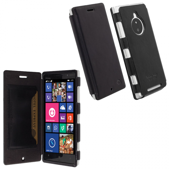 KRUSELL ΘΗΚΗ NOKIA LUMIA 830 LEATHER FLIPCOVER KIRUNA BLACK KRUSELL ΘΗΚΗ NOKIA LUMIA 830 LEATHER FLIPCOVER KIRUNA BLACK