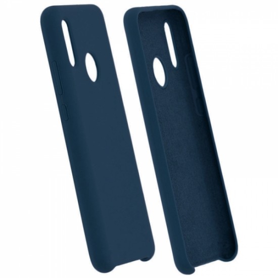 SENSO SMOOTH IPHONE XS MAX blue backcover (with hole) SENSO SMOOTH IPHONE XS MAX blue backcover (with hole)