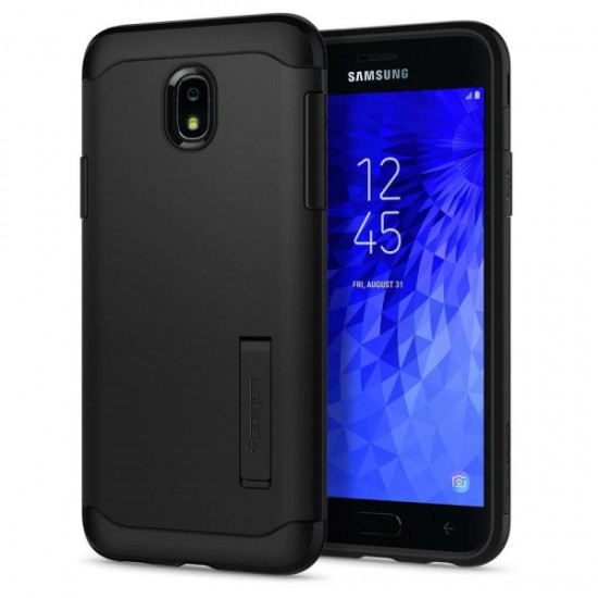 SPIGEN SLIM ARMOR SAMSUNG J7 2018 black backcover SPIGEN SLIM ARMOR SAMSUNG J7 2018 black backcover
