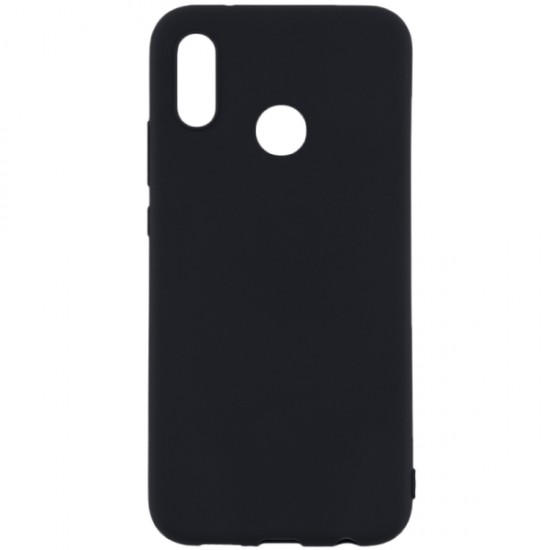 SENSO SOFT TOUCH HUAWEI P SMART 2019 / HONOR 10 LITE black backcover SENSO SOFT TOUCH HUAWEI P SMART 2019 / HONOR 10 LITE black backcover