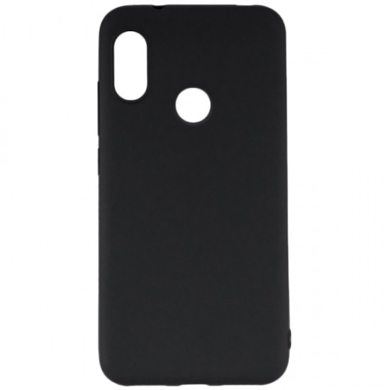 SENSO SOFT TOUCH HUAWEI Y6 PRO 2019 / Y6s / HONOR 8A black backcover SENSO SOFT TOUCH HUAWEI Y6 PRO 2019 / Y6s / HONOR 8A black backcover