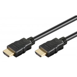 GOOBAY καλώδιο HDMI 80102 με Ethernet, soft, 4K/60Hz, 18 Gbps, 1.5m, μαύρο