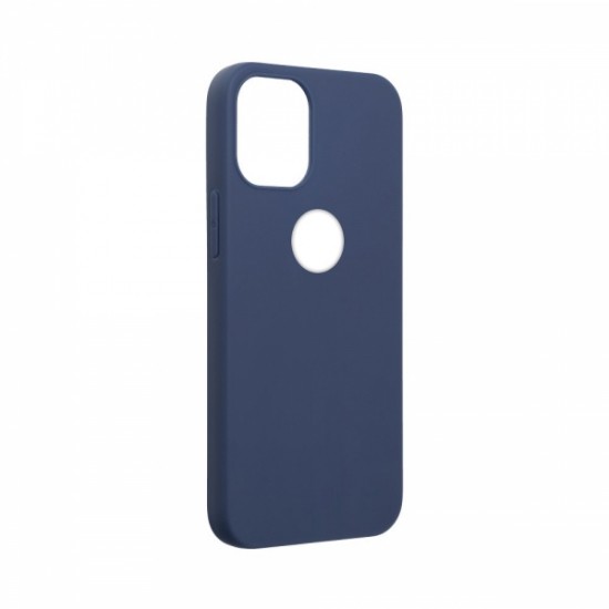 SENSO SOFT TOUCH IPHONE 12 MINI 5.4' (HOLE) blue backcover SENSO SOFT TOUCH IPHONE 12 MINI 5.4' (HOLE) blue backcover