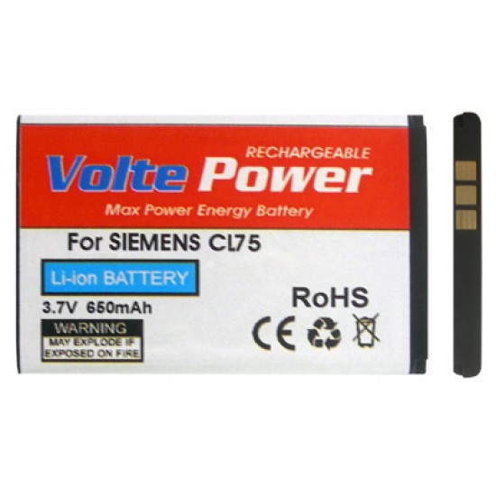 ΜΠΑΤΑΡΙΑ SIEMENS CL75 650mAh Li-ion VoltePower ΜΠΑΤΑΡΙΑ SIEMENS CL75 650mAh Li-ion VoltePower