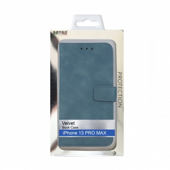 SENSO VELVET BOOK IPHONE 13 PRO MAX green SENSO VELVET BOOK IPHONE 13 PRO MAX green