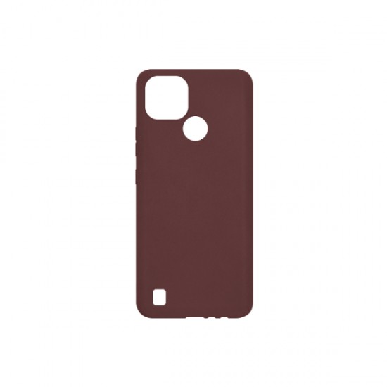 SENSO SOFT TOUCH REALME C21 burgundy backcover SENSO SOFT TOUCH REALME C21 burgundy backcover