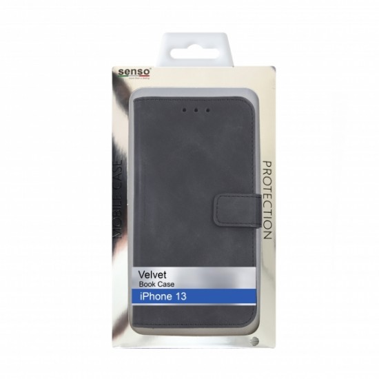 SENSO VELVET BOOK IPHONE 14 PLUS black SENSO VELVET BOOK IPHONE 14 PLUS black