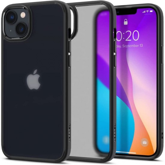 SPIGEN ULTRA HYBRID IPHONE 14 PLUS frost black backcover SPIGEN ULTRA HYBRID IPHONE 14 PLUS frost black backcover