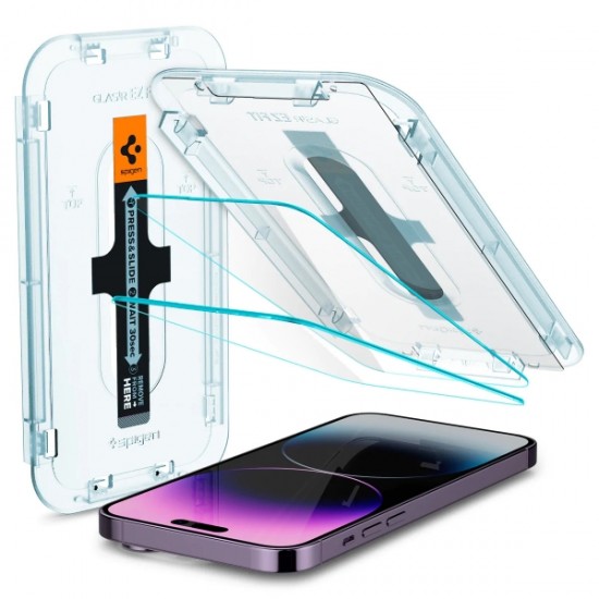 SPIGEN EZ FIT TEMPERED GLASS IPHONE 14 PRO MAX 2pcs SPIGEN EZ FIT TEMPERED GLASS IPHONE 14 PRO MAX 2pcs
