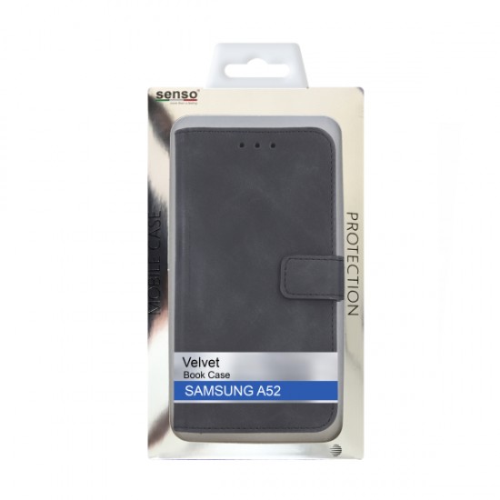 SENSO VELVET BOOK SAMSUNG S23 PLUS black SENSO VELVET BOOK SAMSUNG S23 PLUS black