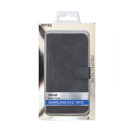 SENSO VELVET BOOK SAMSUNG A34 5G black SENSO VELVET BOOK SAMSUNG A34 5G black