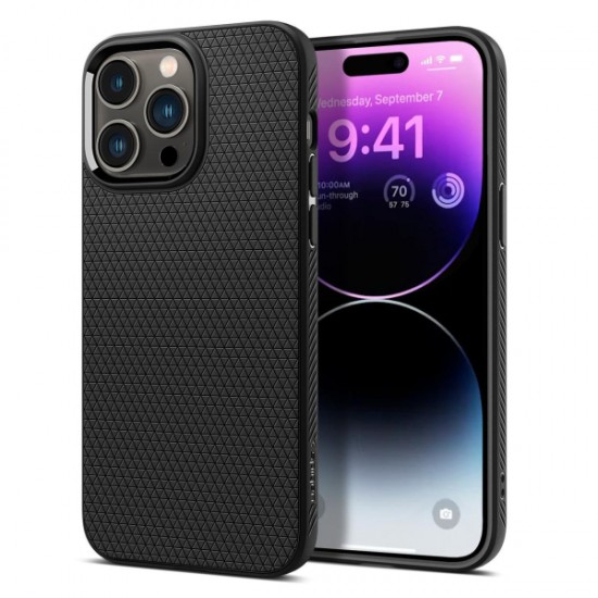 SPIGEN LIQUID AIR IPHONE 15 PLUS black backcover SPIGEN LIQUID AIR IPHONE 15 PLUS black backcover