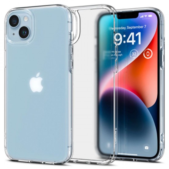 SPIGEN ULTRA HYBRID IPHONE 15 frost clear backcover SPIGEN ULTRA HYBRID IPHONE 15 frost clear backcover