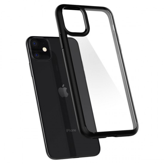 SPIGEN ULTRA HYBRID IPHONE 11 matte black backcover SPIGEN ULTRA HYBRID IPHONE 11 matte black backcover