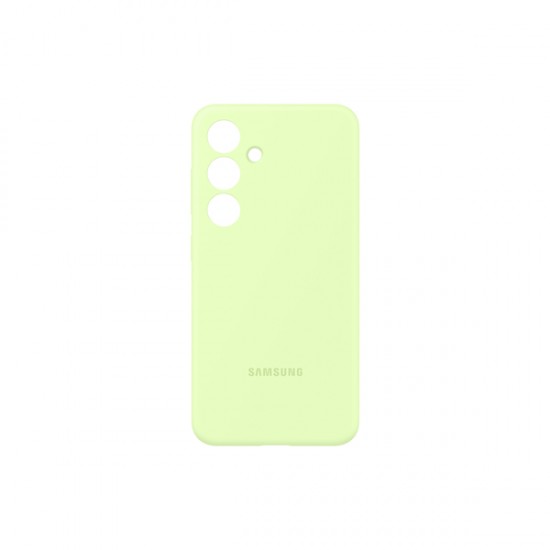 ORIGINAL SAMSUNG SILICONE COVER SAMSUNG S24 light green backcover