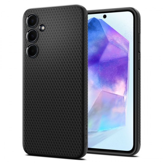 SPIGEN LIQUID AIR SAMSUNG A55 5G black backcover SPIGEN LIQUID AIR SAMSUNG A55 5G black backcover