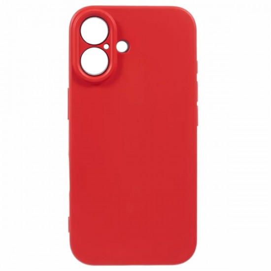 SENSO SOFT TOUCH IPHONE 16 PRO red backcover SENSO SOFT TOUCH IPHONE 16 PRO red backcover