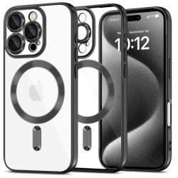 TECH-PROTECT MAGFLEX CASE IPHONE 16 PRO shiny black backcover TECH-PROTECT MAGFLEX CASE IPHONE 16 PRO shiny black backcover