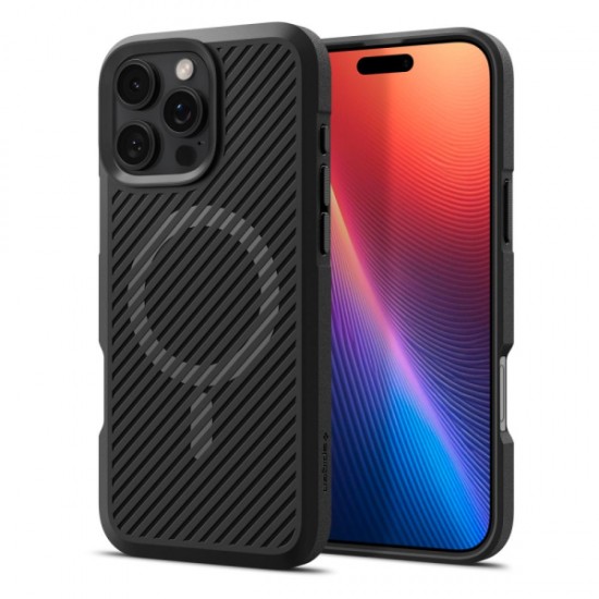 SPIGEN CORE ARMOR COMBATIBLE WITH MAGSAFE IPHONE 16 PRO MAX black backcover SPIGEN CORE ARMOR COMBATIBLE WITH MAGSAFE IPHONE 16 PRO MAX black backcover