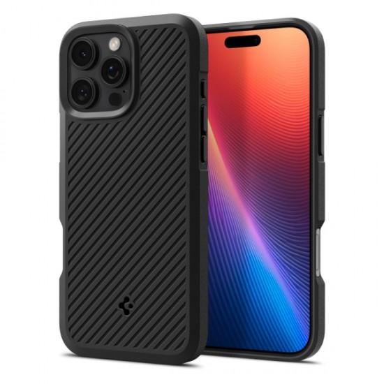 SPIGEN CORE ARMOR IPHONE 16 PRO MAX black backcover SPIGEN CORE ARMOR IPHONE 16 PRO MAX black backcover