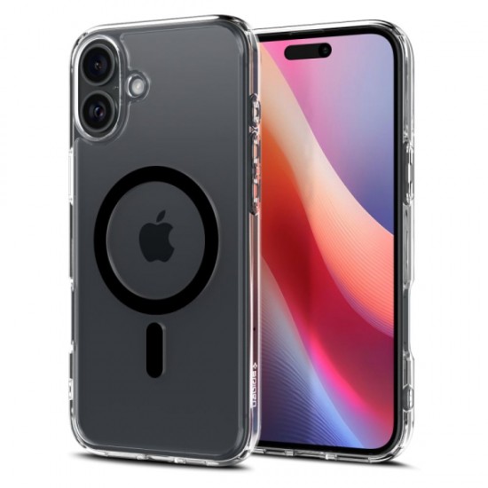 SPIGEN ULTRA HYBRID COMBATIBLE WITH MAGSAFE IPHONE 16 PLUS black backcover SPIGEN ULTRA HYBRID COMBATIBLE WITH MAGSAFE IPHONE 16 PLUS black backcover