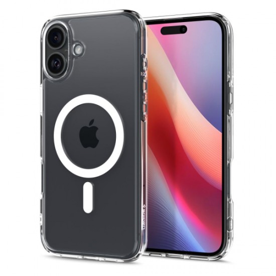 SPIGEN ULTRA HYBRID COMBATIBLE WITH MAGSAFE IPHONE 16 PLUS white backcover SPIGEN ULTRA HYBRID COMBATIBLE WITH MAGSAFE IPHONE 16 PLUS white backcover