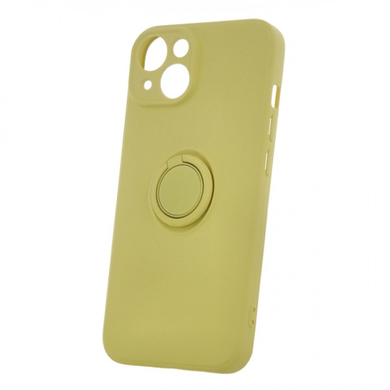SENSO RING IPHONE 15 PRO yellow backcover