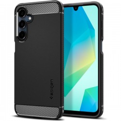 SPIGEN RUGGED ARMOR SAMSUNG A16 4G / A16 5G black backcover SPIGEN RUGGED ARMOR SAMSUNG A16 4G / A16 5G black backcover