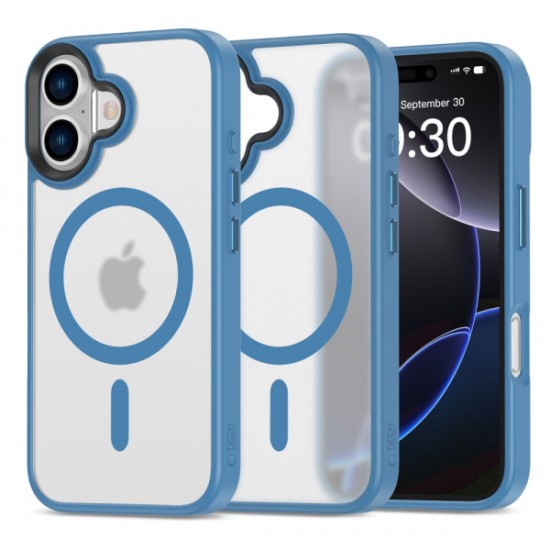 TECH-PROTECT MAGMAT CASE IPHONE 16 matte ultramarine backcover TECH-PROTECT MAGMAT CASE IPHONE 16 matte ultramarine backcover
