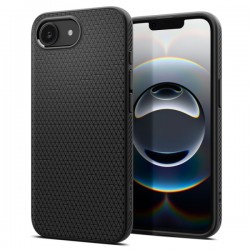 SPIGEN LIQUID AIR IPHONE 16E black backcover SPIGEN LIQUID AIR IPHONE 16E black backcover