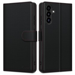 TECH-PROTECT WALLET BOOK CASE SAMSUNG A56 5G black red