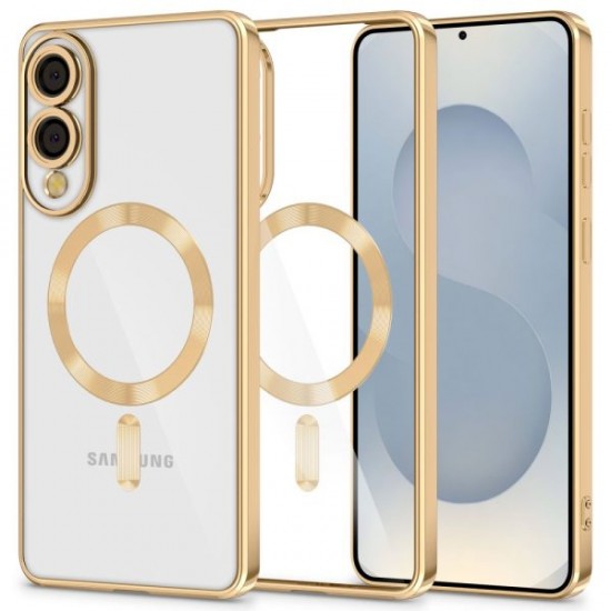 TECH-PROTECT MAGFLEX CASE SAMSUNG S25 EDGE shiny gold backcover
